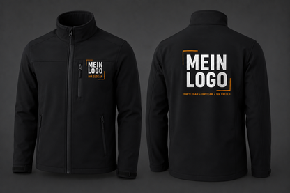Jacke mit Firmenlogo