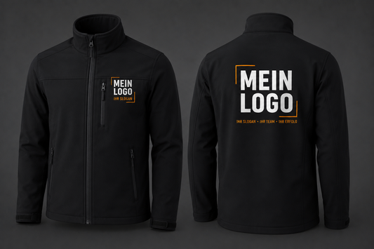 Jacke mit Firmenlogo