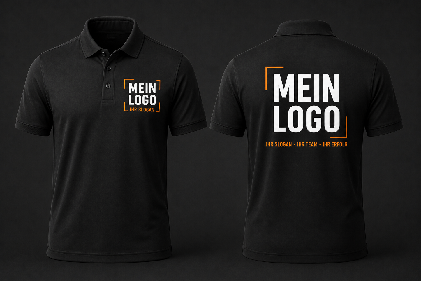 Poloshirt mit Firmenlogo