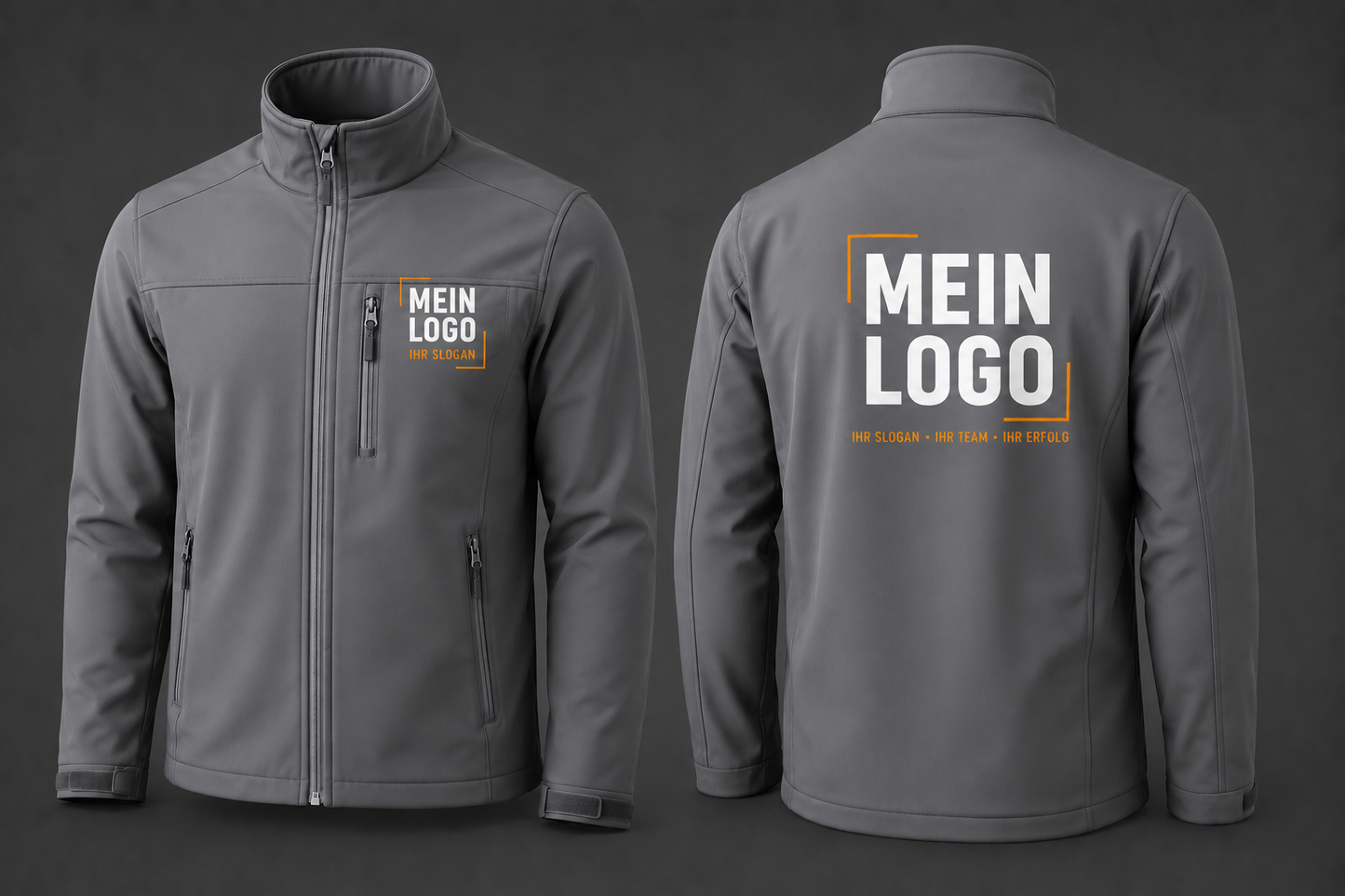 Jacke mit Firmenlogo